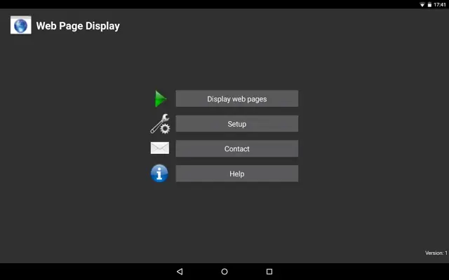 Web Page Display android App screenshot 4