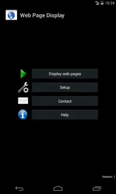 Web Page Display android App screenshot 8